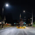 The "Raised Fist" at 38th and Columbus.