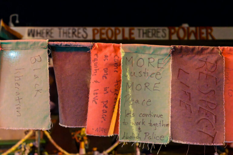 Respect Life at George Floyd Square 1 George Floyd Memorial at George Floyd Square.