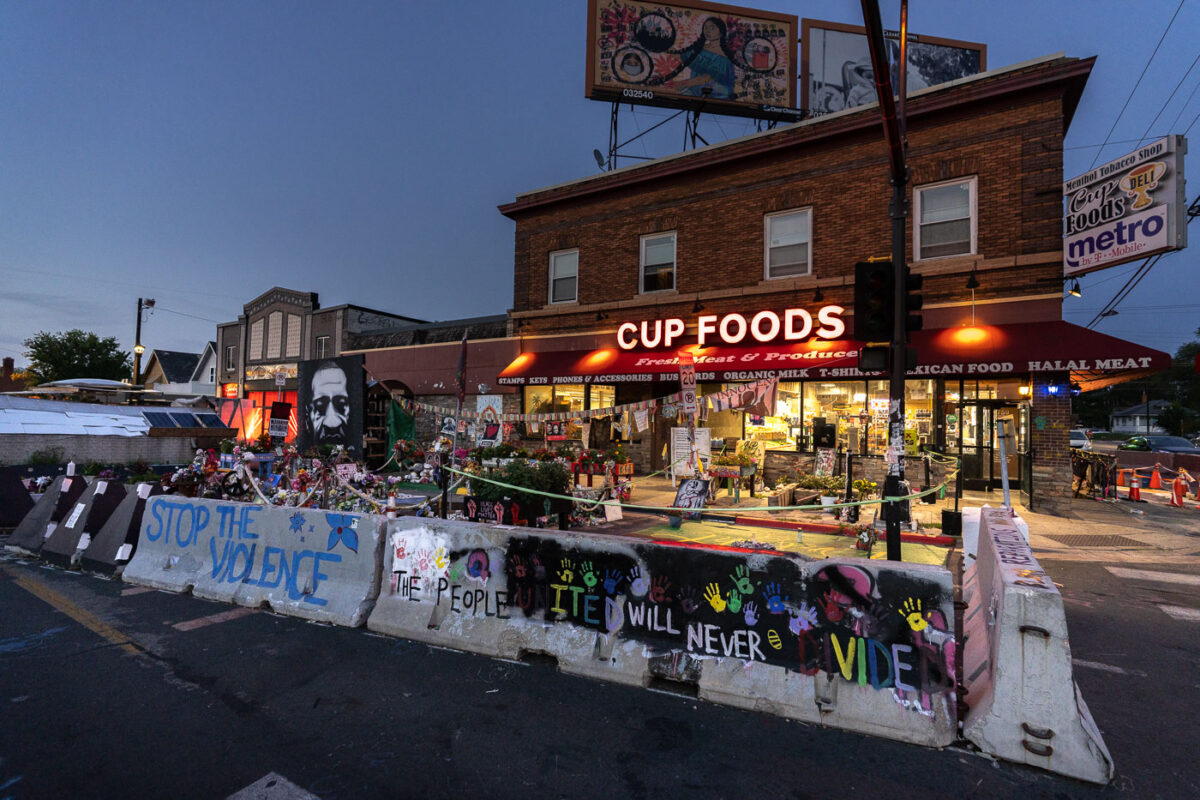 George Floyd Square Memorial in September 2021