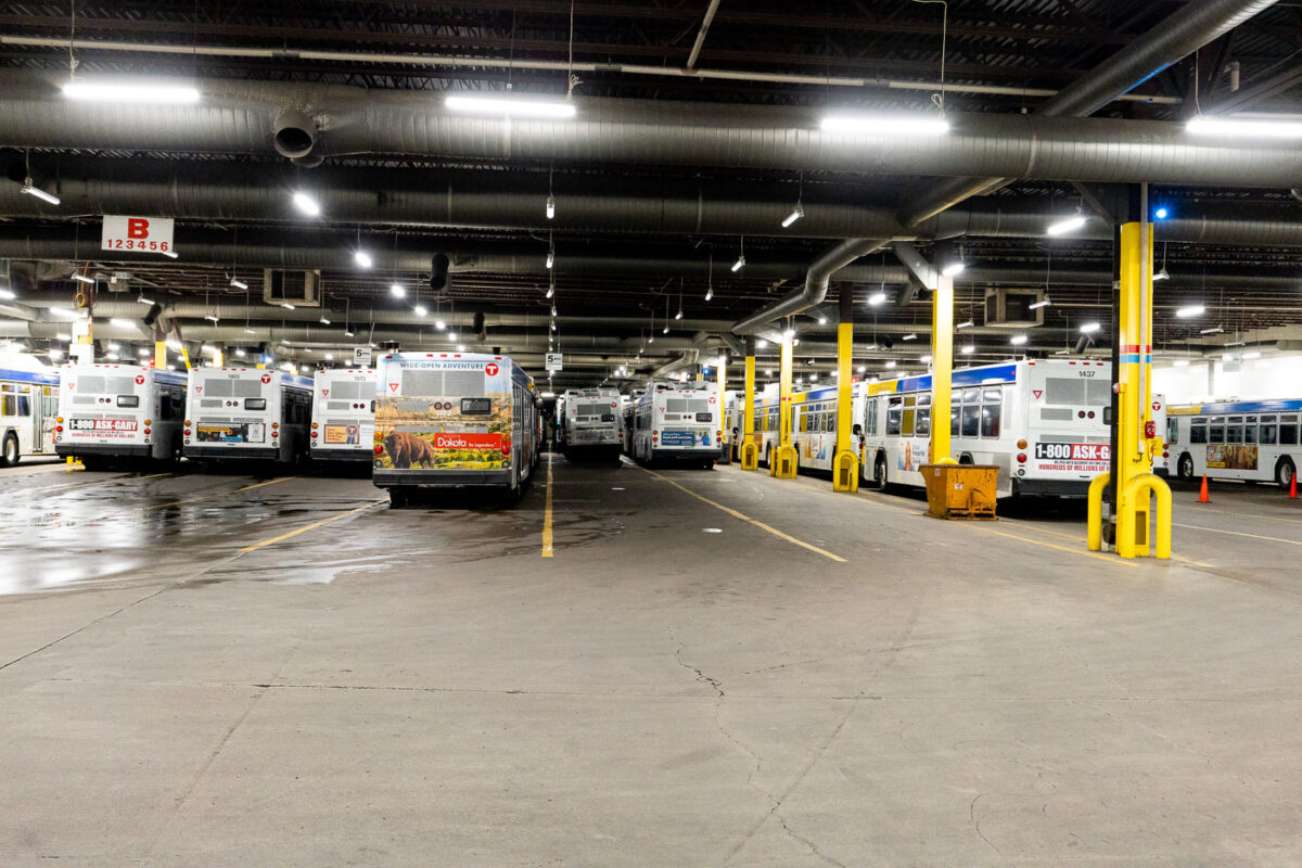 Metro Transit Buses at Minneapolis Depot