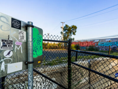 Midtown Greenway, Minneapolis: "Winston Smith Was Assassinated" Sticker