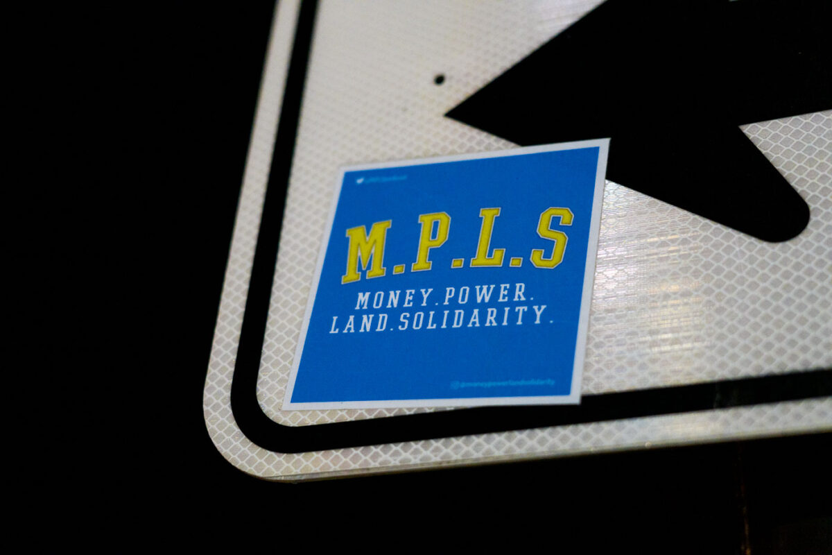 Money Power Land Solidarity Podcast Sticker