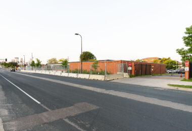 The Minneapolis Police 5th Precinct continues to be behind security fencing and barbed wire.