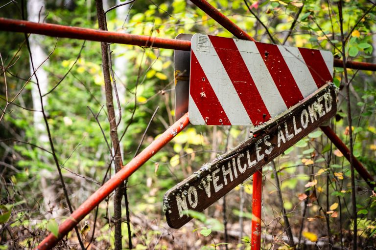 No Vehicles Allowed, Superior National Forest 3 No Vehicles Allowed, Superior National Forest