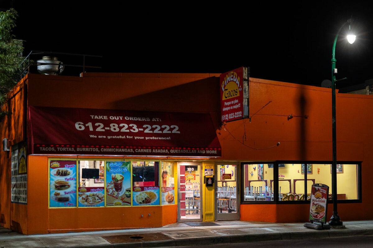 Pineda Tacos on East Lake Street, Minneapolis