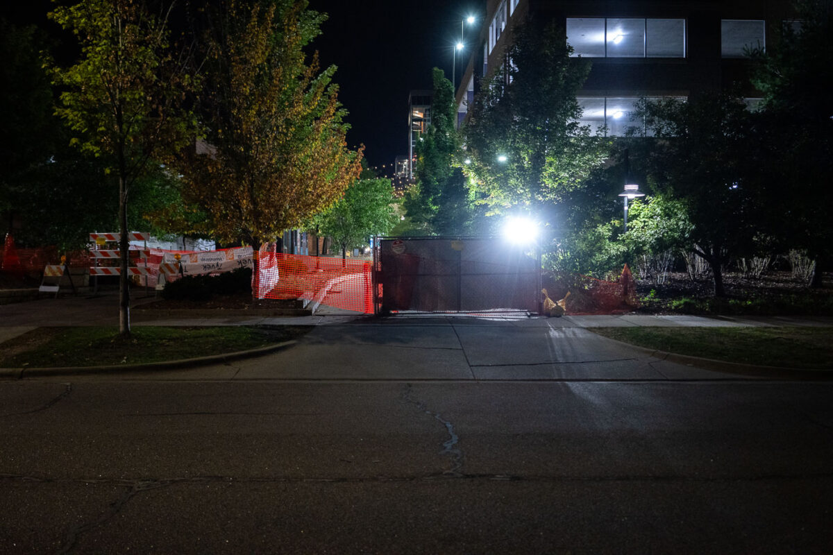 Security forces at Seven Points Mall