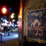 A poster for a march that took place back in July 2021 on boards of Seven Points mall.