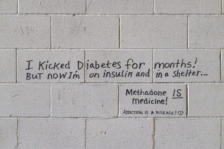 Addiction Is A Disease Graffiti in Minneapolis 2 Addiction Is A Disease Graffiti in Minneapolis