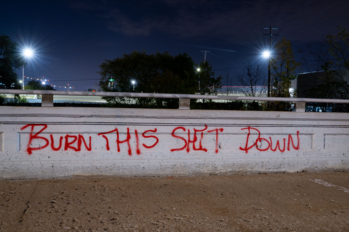 Burn This Shit Down Graffiti in Minneapolis