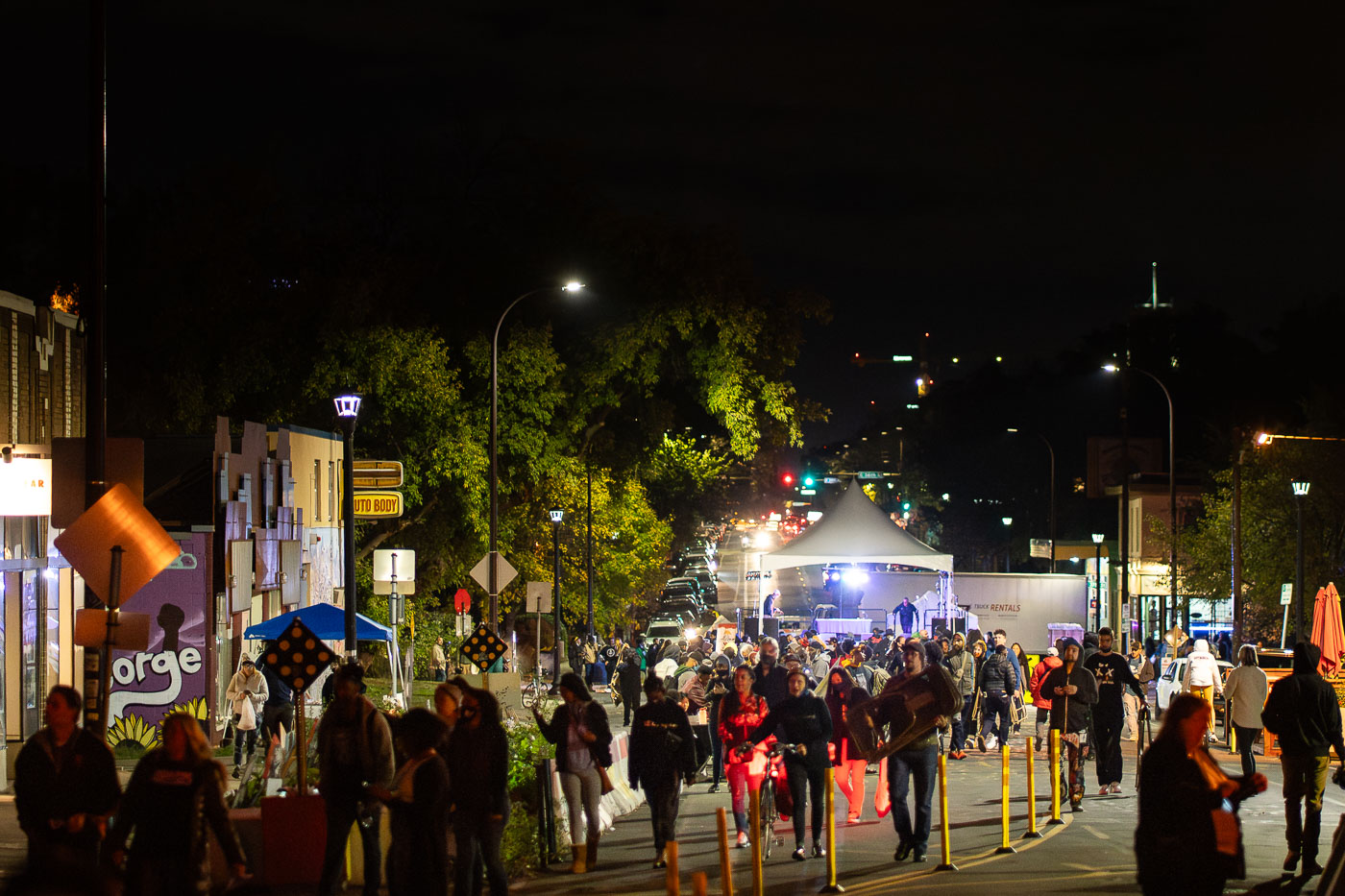 Chicago Ave on George Floyds 48th Birthday