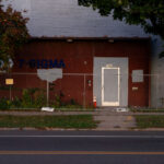 The 7-Sigma facility near the Minneapolis police third precinct police station. The building was destroyed during the protests following the murder of George Floyd.