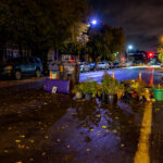 The Murphy Ranks memorial at George Floyd Square after Minneapolis Public Works made an attempt to clear it.