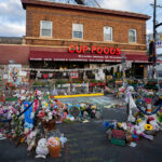 The George Floyd Memorial on what would have been George Floyd's 48th birthday.