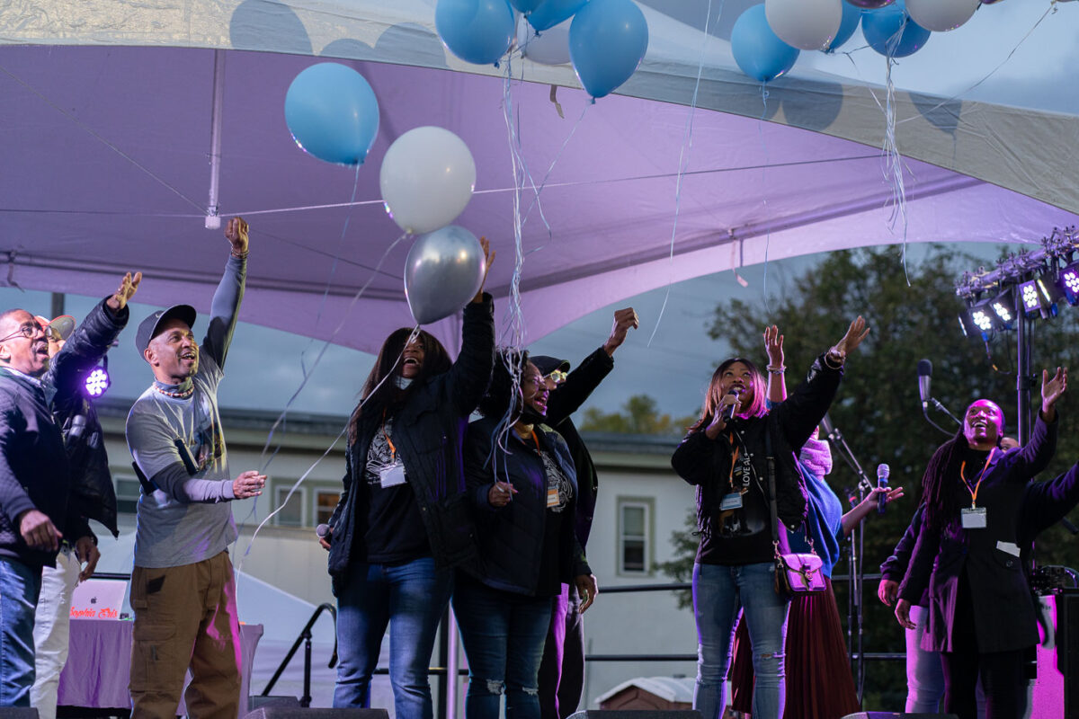 George Floyd’s Family Releasing Balloons