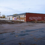 Post office construction beginning on Lake Street Station. The garage portion will remain.