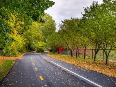 Midtown Greenway Bike Trail After Repaving, Minneapolis