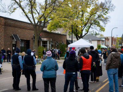 Minneapolis Police at Open Streets Minnehaha Ave Event