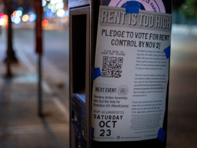Minneapolis Rent Control Election Pledge Poster