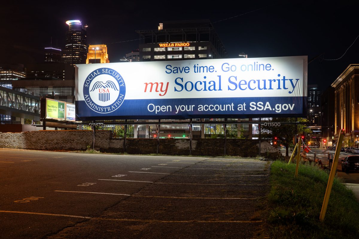 Social Security Administration Billboard in Minneapolis