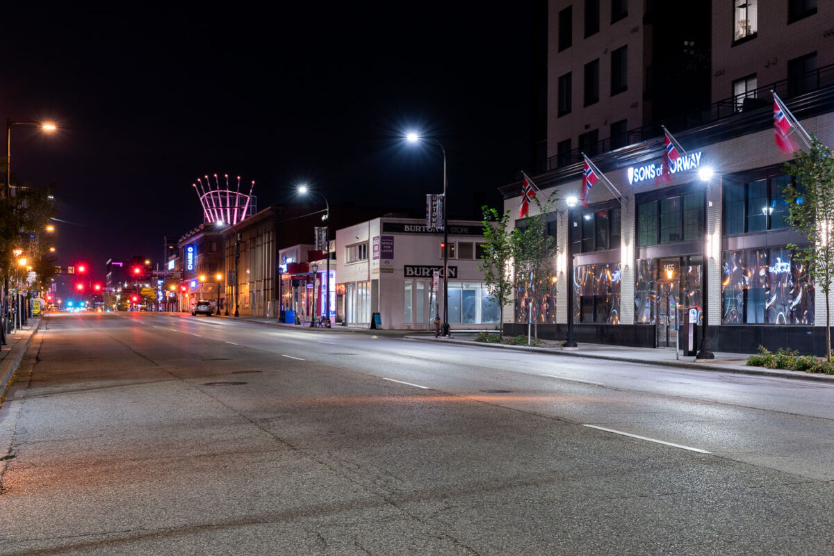 Sons of Norway and Burton on Lake Street