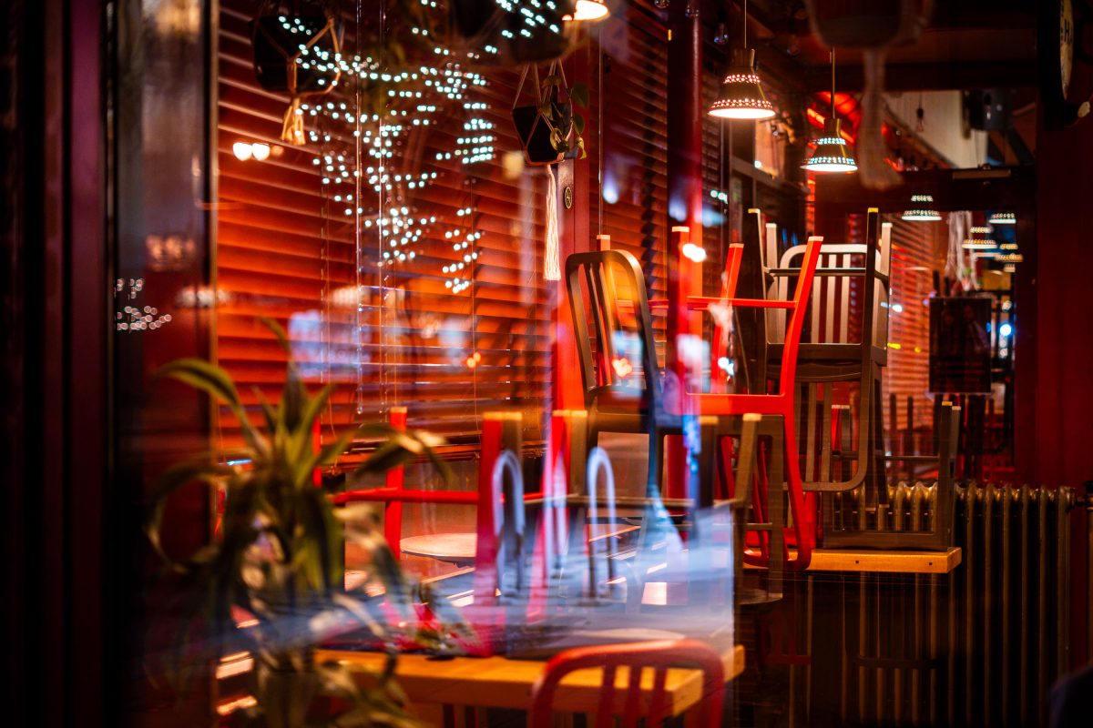 Bar Interior at Bryant Lake Bowl, Lake Street