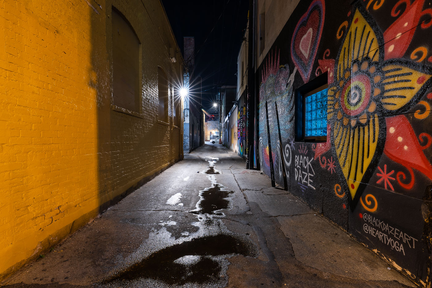 Black Daze in Uptown Alleyway