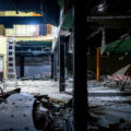 Construction happening at the former Uptown Theatre in Uptown Minneapolis.