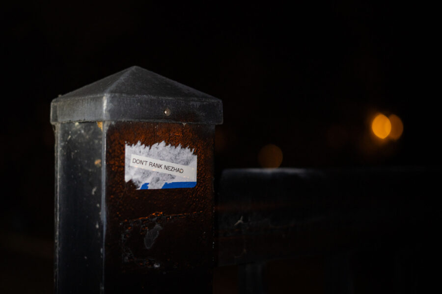Minneapolis Election Sticker: Don’t Rank Nezhad on Greenway