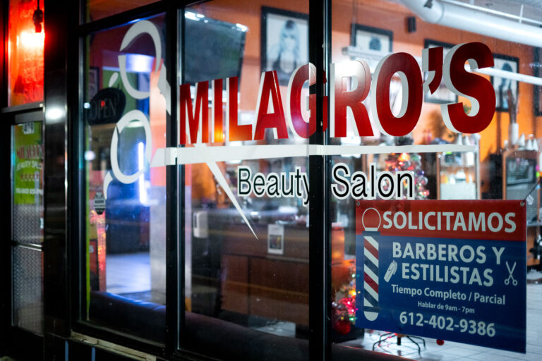Milagro's Beauty Salon in Minneapolis 4 Milagro's Beauty Salon on Lake Street in South Minneapolis.