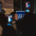 Minneapolis Mayor Jacob Frey speaks to supporters at his election night party after winning re-election.