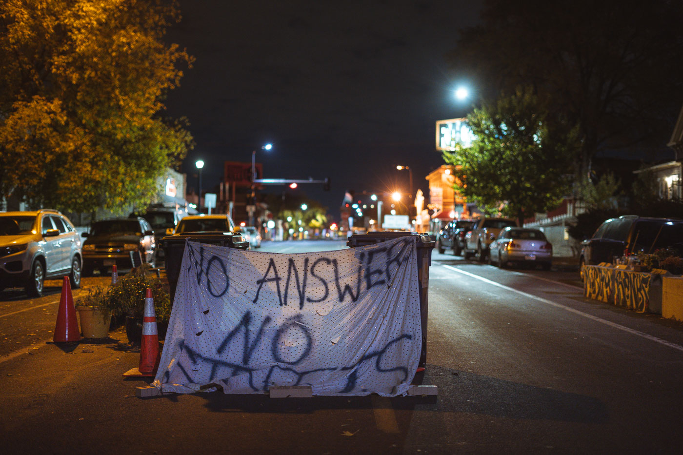 No Answers No Streets at Murphy Ranks Memorial