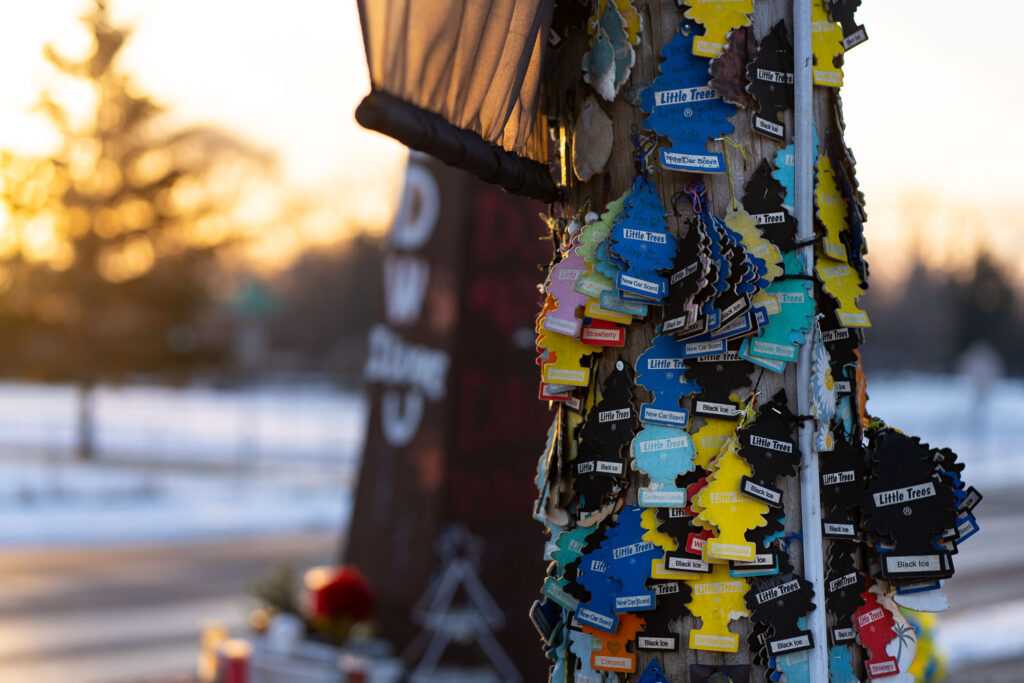The Daunte Wright Memorial in Brooklyn Center, Minnesota.