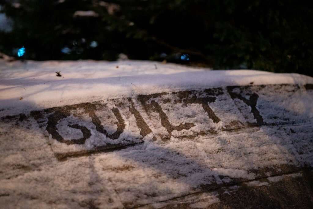 Protesters, activists and members of the Wright family gathered outside the Hennepin County Government Center as the interior lights shut off for the third night in a row without a verdict. The sequestered jurors have now been deliberating in the Potter case for 24 hours.