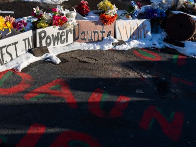 Daunte Wright Memorial at George Floyd Square, Minneapolis
