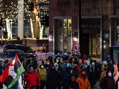 Daunte Wright Protest March Downtown Minneapolis Nov 17 2021