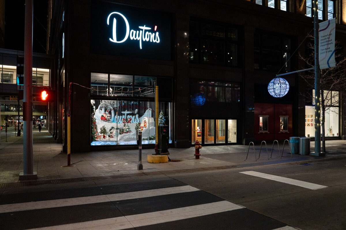 Dayton’s Holiday Window in Downtown Minneapolis