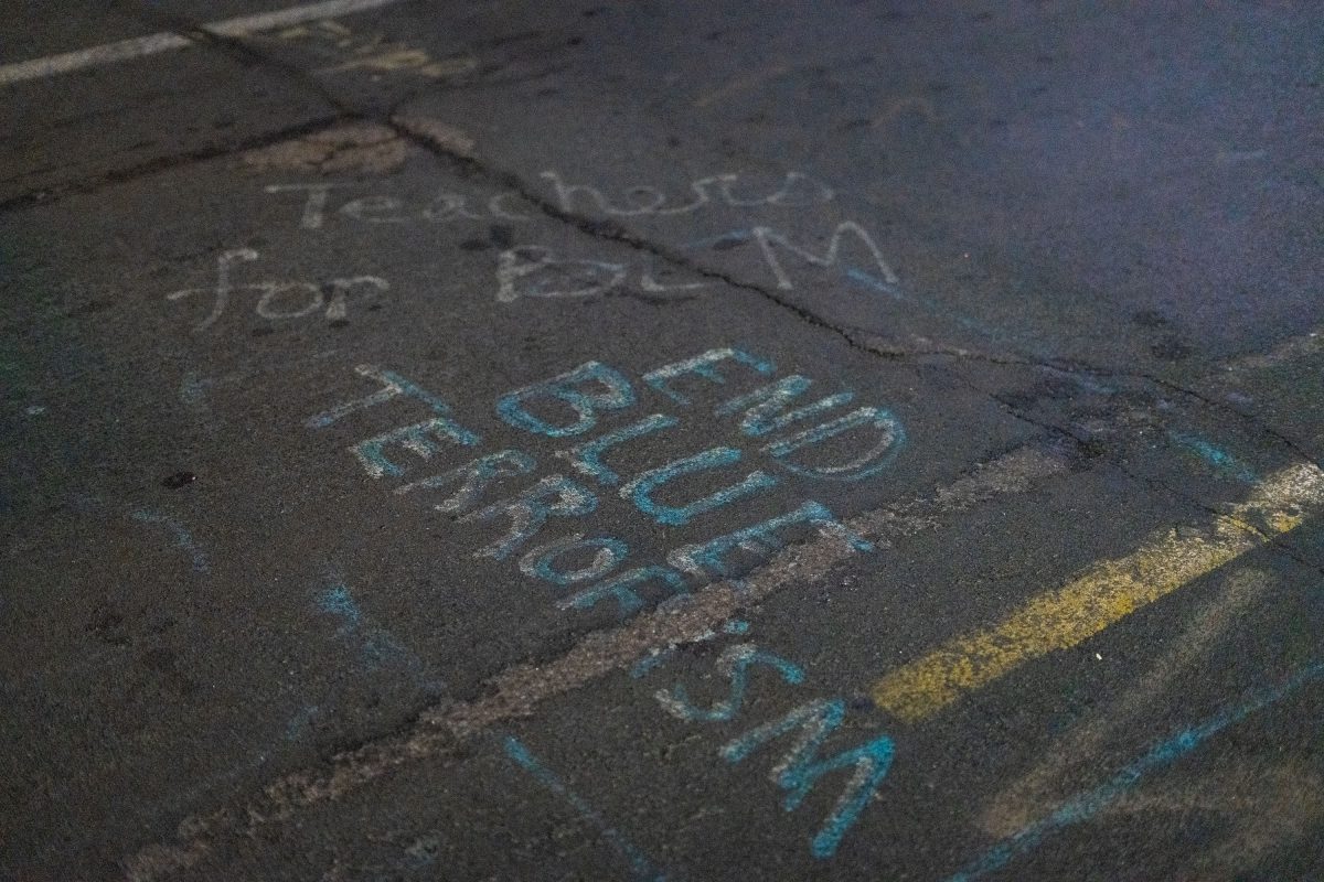 End Blue Terrorism Graffiti in Minneapolis