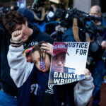 Reaction outside the courthouse where former Brooklyn Center Police Officer Kim Potter was found guilty on all manslaughter charges in the April 11, 2021 shooting death of Daunte Wright.