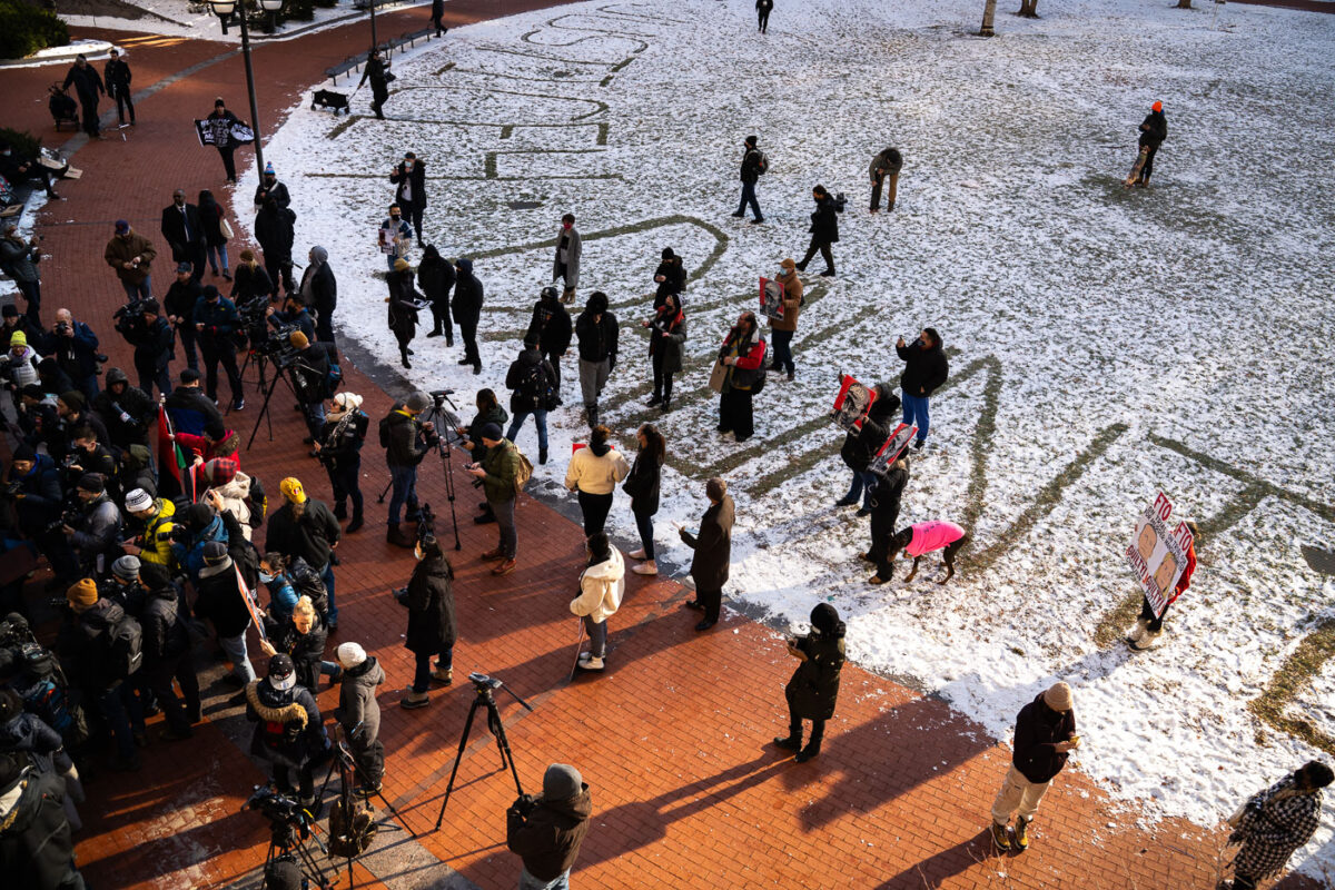 Kim Potter verdict watch outside courthouse
