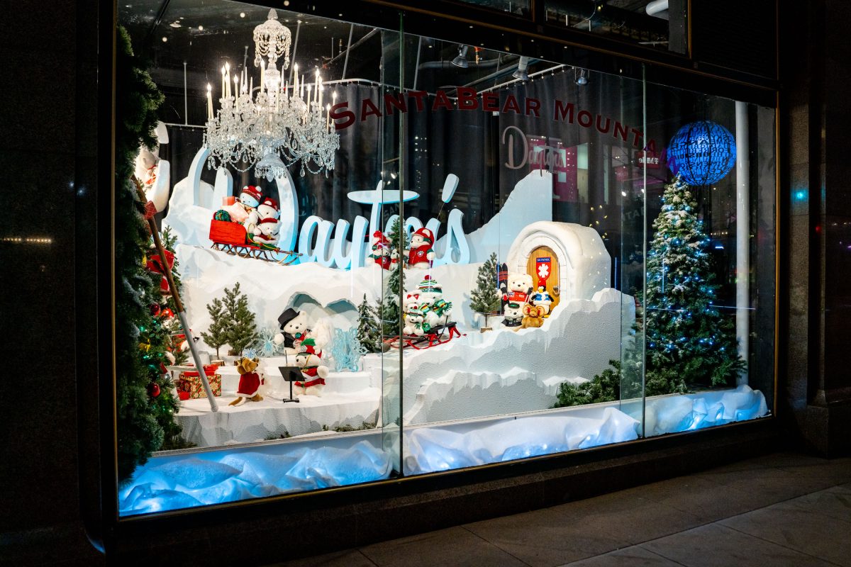 Santa Bear Mountain Holiday Window, Dayton’s Minneapolis