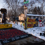 The Daunte Wright memorial in Brooklyn Center.