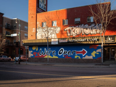 Hufan Restaurant & Cafe, Lake Street, Minneapolis Graffiti and Mural