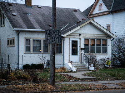 George Floyd Memorial Sign, South Minneapolis