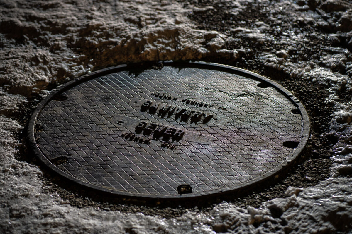 Neenah Foundry Sanitary Sewer Cover, Minneapolis