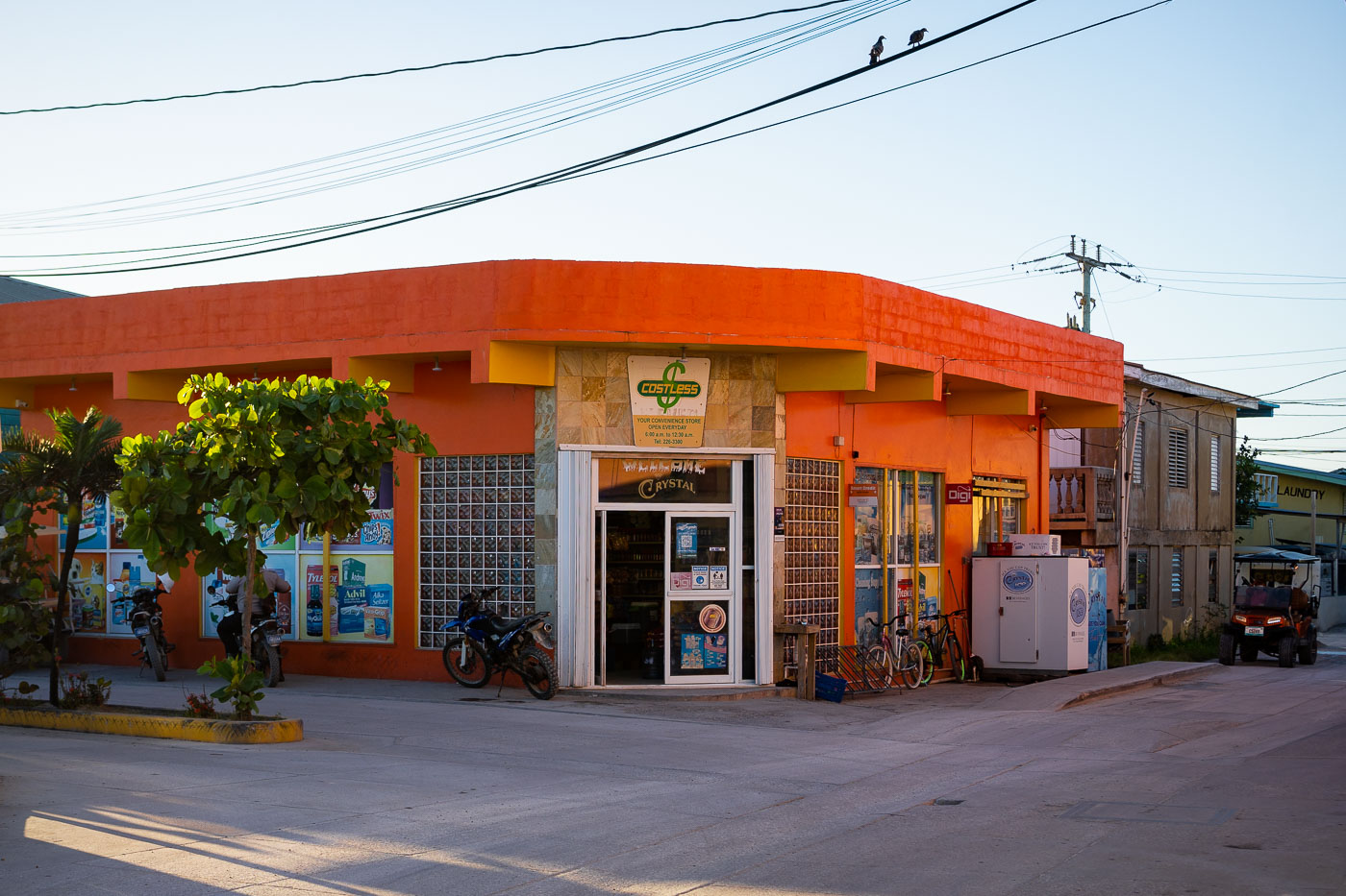 A store in San Pedro Ambergris Caye Belize