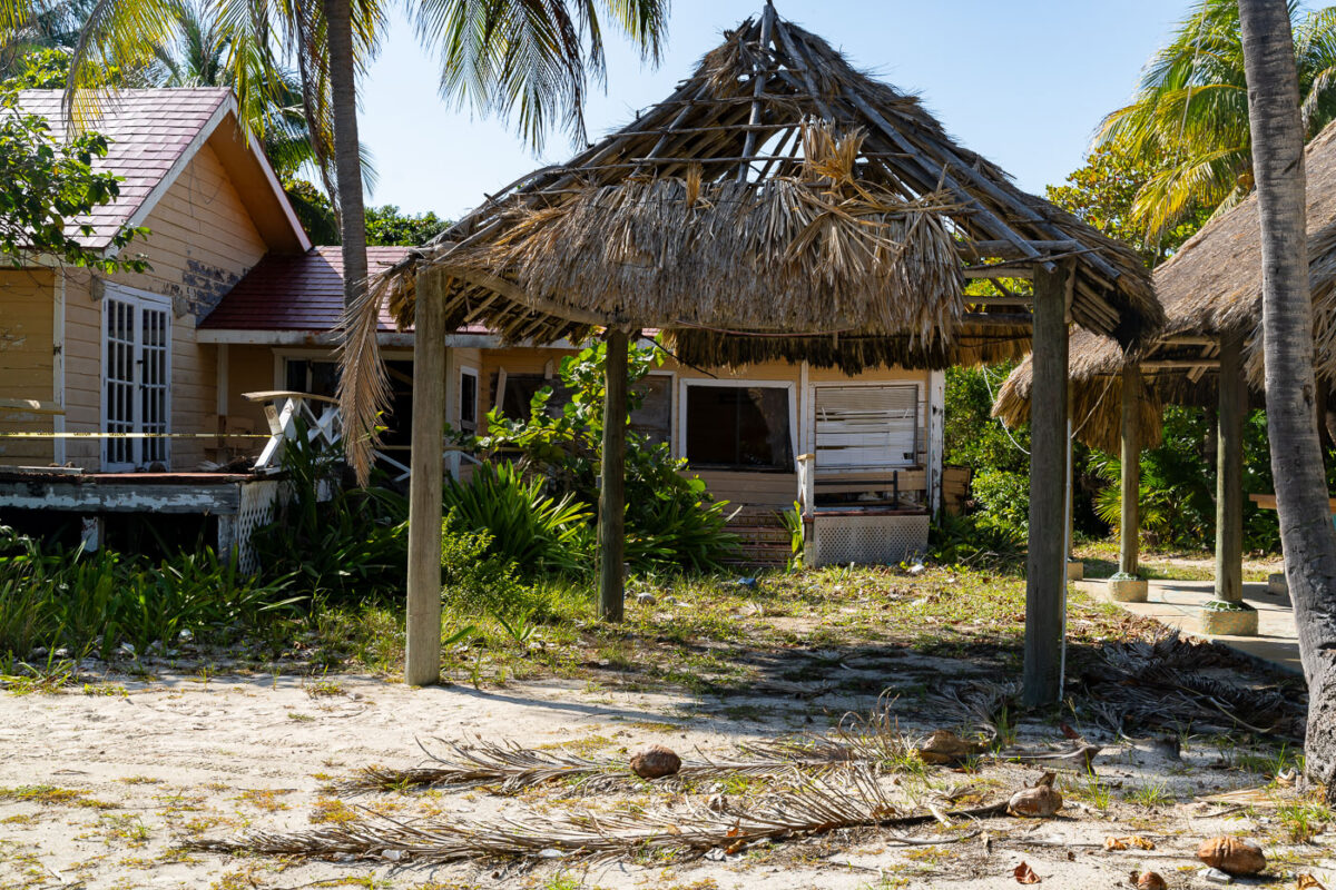 Abandoned hut  Ambergris Caye, Belize