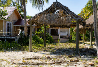Abandoned hut  Ambergris Caye, Belize