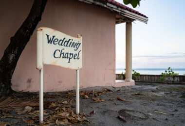 A former Wedding Chapel found in the Caribbean.