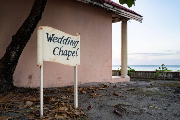 Abandoned Wedding Chapel in Belize 1 A former Wedding Chapel found in the Caribbean.