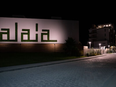 Alaia Hotel at Night, Ambergris Caye, Belize